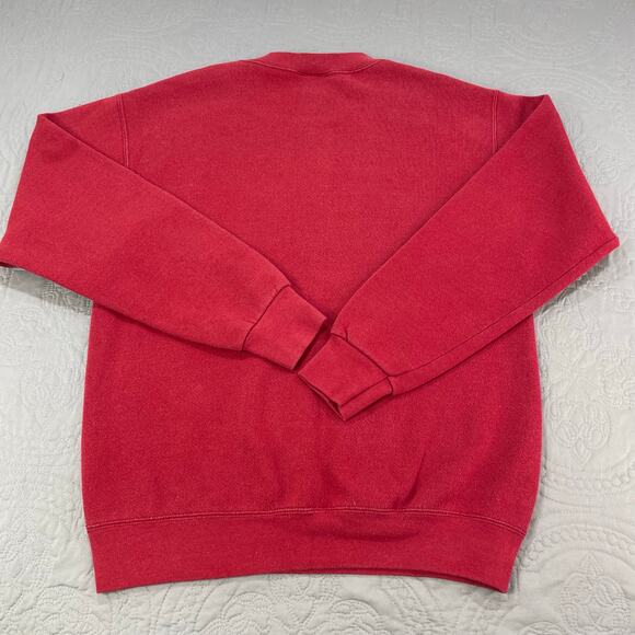 Vintage JanSport Sweatshirt Indiana‎ Small Red Crewneck Pullover Spell Hoosiers - Picture 6 of 9